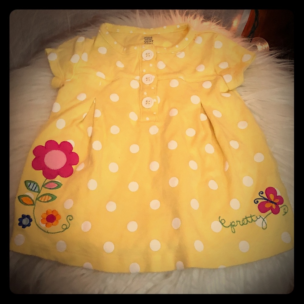 🎠Carter’s 6m Spring  Yellow dress